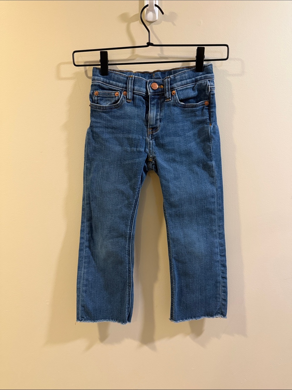 Crewcuts Girls Blue Straight-Leg Jeans